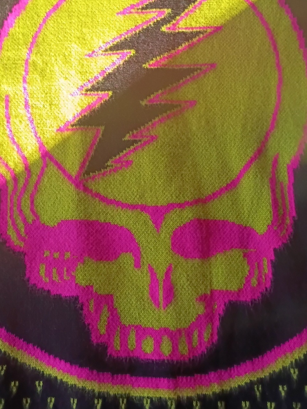 Handmade Steal Your Face & Marching Bears Imported Zip Up Hoodie Alpaca Soft - Picture 6 of 10